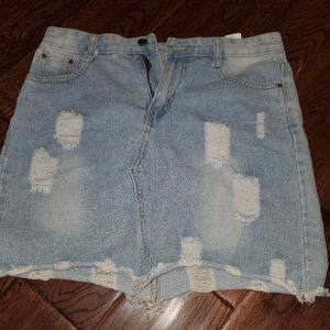 Blue Jeans Skirt
